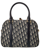 Dior Oblique Canvas & Leather Bowling Bag