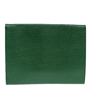 Louis Vuitton Jena  Leather Clutch Bag