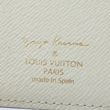 LOUIS VUITTON Yayoi Kusama Agenda PM Day Planner Cover White R21131 Auth 56462A