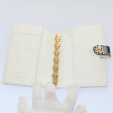 LOUIS VUITTON Yayoi Kusama Agenda PM Day Planner Cover White R21131 Auth 56462A