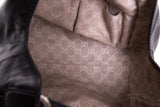 Gucci Black Leather D-Ring Tote