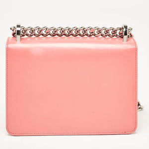 Dior Pink Brushed Leather Small Diorama Club Shoulder Bag