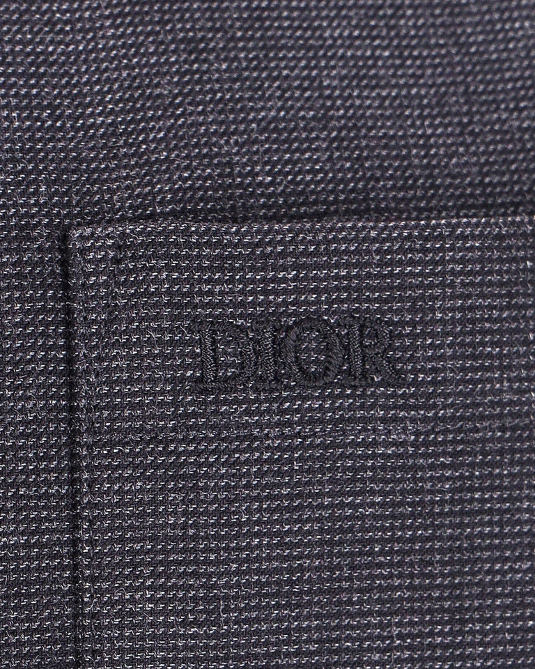 Dior Button Down Shirt in Dark Grey Laine