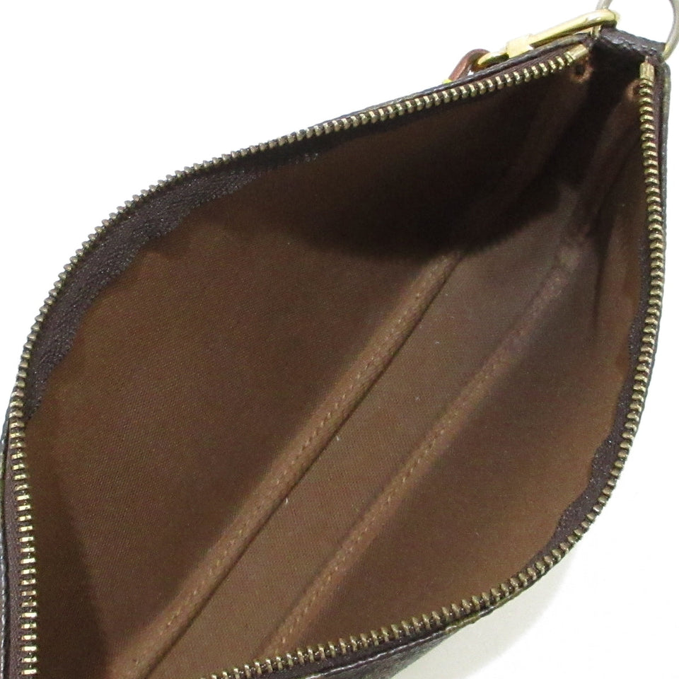 Louis Vuitton Pochette Accessoire  Canvas Clutch Bag