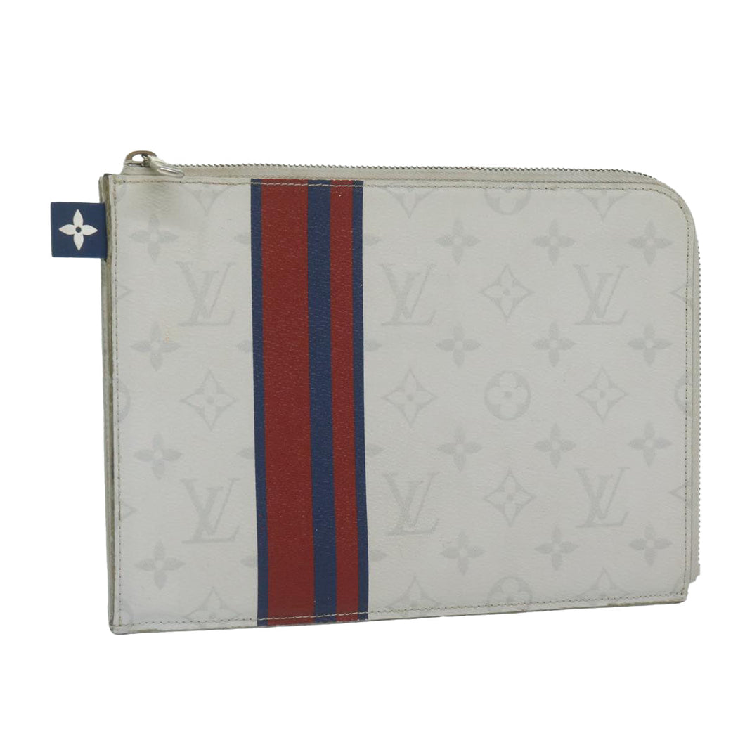 Louis Vuitton Pochette  Canvas Clutch Bag