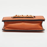 Dior Orange Leather J'adior Chain Flap Bag