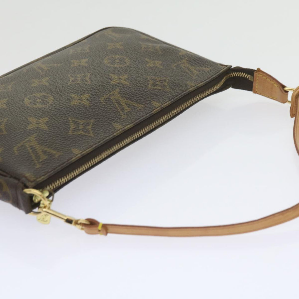 Louis Vuitton Pochette Accessoire  Canvas Clutch Bag