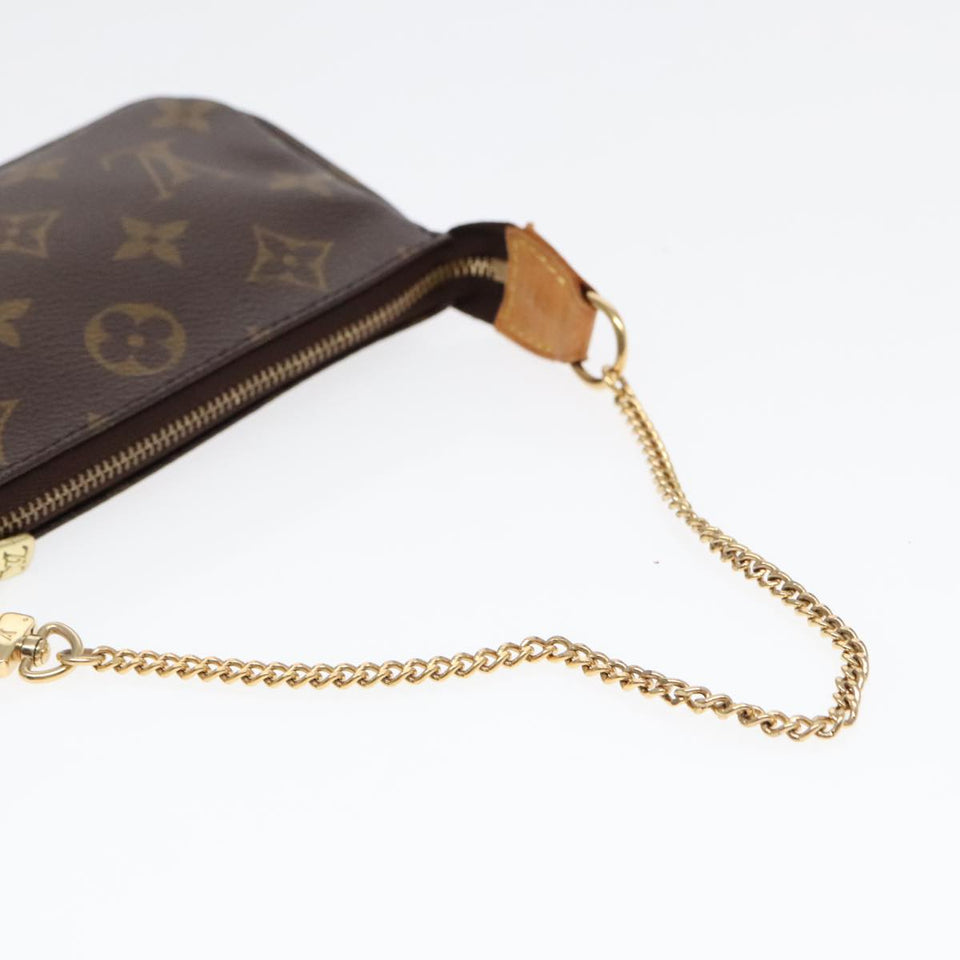 Louis Vuitton Mini Pochette Accessoires  Canvas Clutch Bag