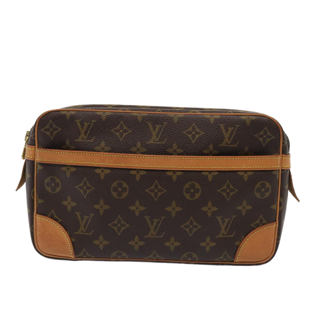 Louis Vuitton Compiegne 28  Canvas Clutch Bag