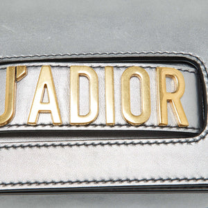 Dior Silver Leather Miss J'adior Chain Flap Bag