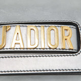 Dior Silver Leather Miss J'adior Chain Flap Bag