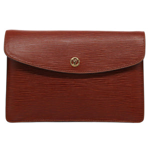 Louis Vuitton Montaigne  Leather Clutch Bag