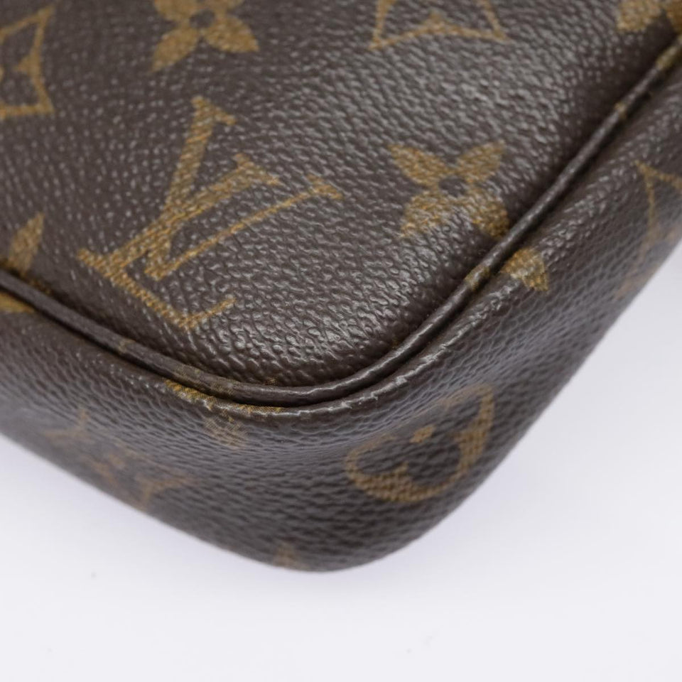 Louis Vuitton Pochette Accessoire  Canvas Clutch Bag