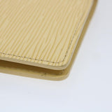 LOUIS VUITTON Epi Agenda PM Day Planner Cover White Yvoire R2005J LV Auth 58113