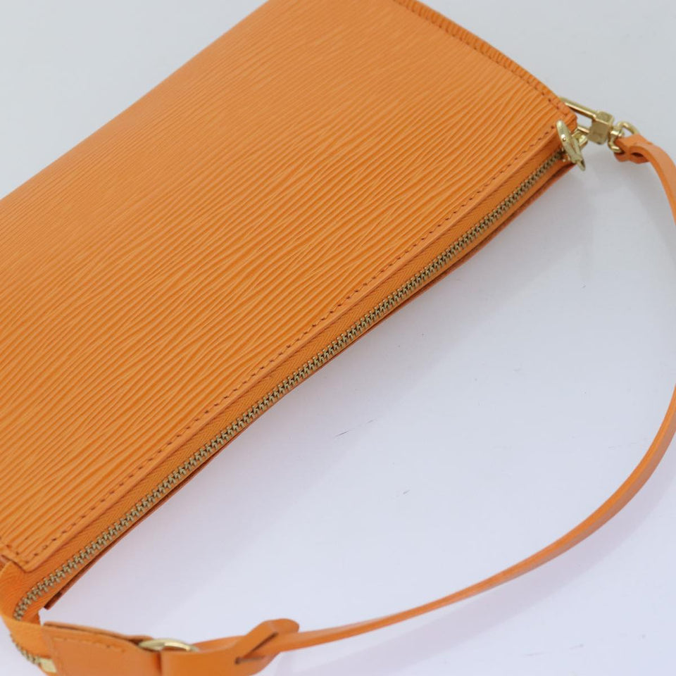 Louis Vuitton Pochette Accessoire  Leather Clutch Bag