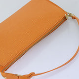 Louis Vuitton Pochette Accessoire  Leather Clutch Bag