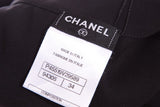 Chanel Black Multi Panel Detail Tank SZ 34