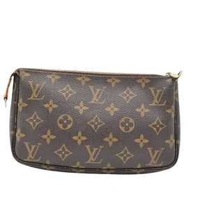 Louis Vuitton Pochette Accessoires  Canvas Clutch Bag