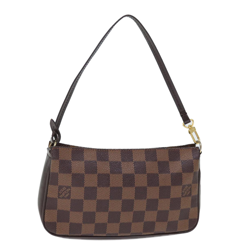 Louis Vuitton Pochette Accessoire  Canvas Clutch Bag