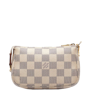 Louis Vuitton Pochette Accessoires  Leather Clutch Bag