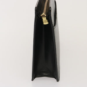 Louis Vuitton Epi Pochette Homme Clutch Bag Black Noir