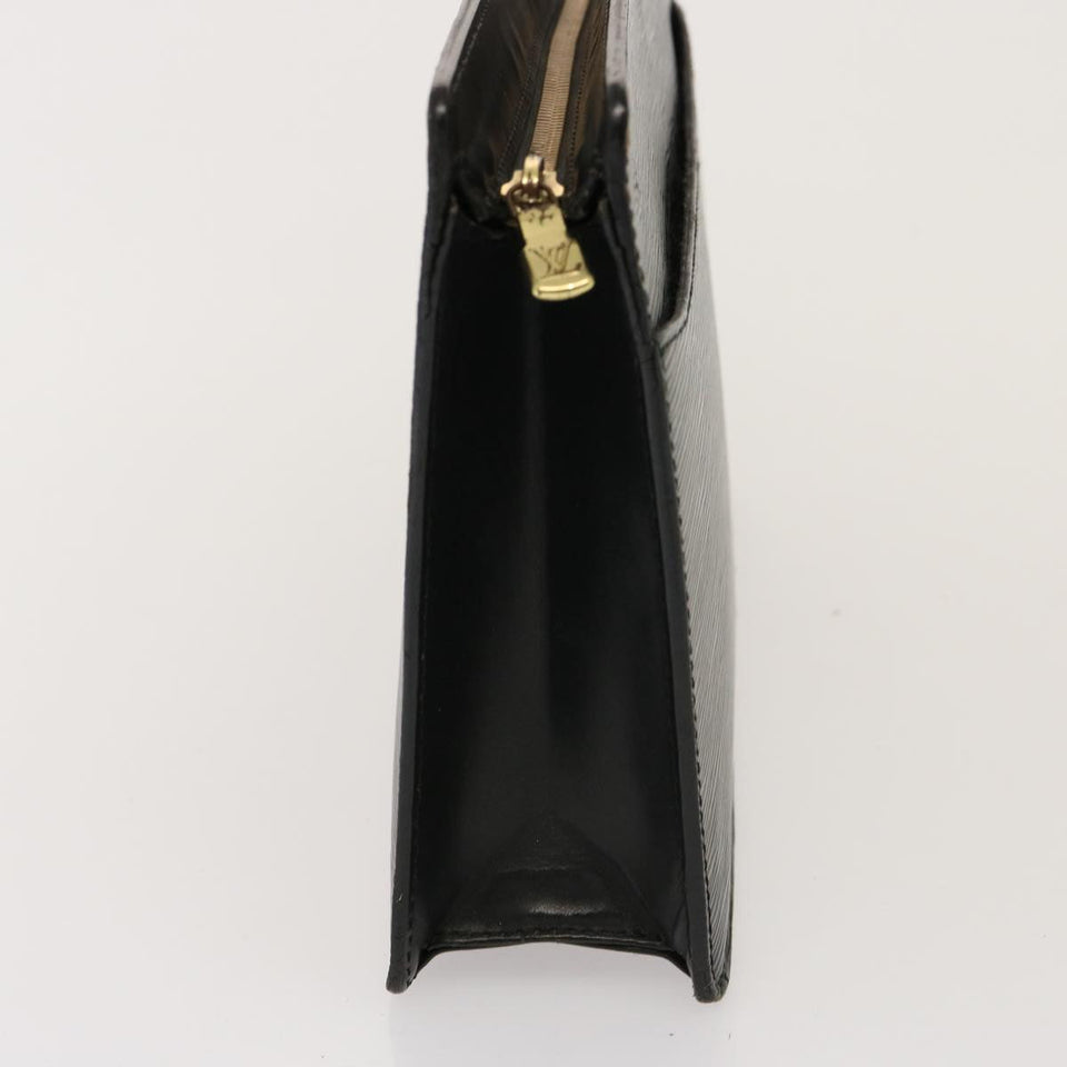 Louis Vuitton Epi Pochette Homme Clutch Bag Black Noir