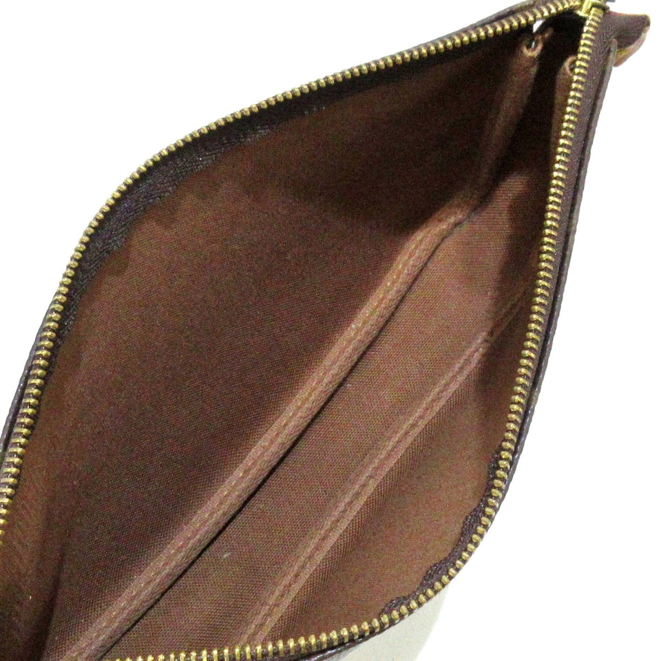 Louis Vuitton Pochette Accessoire  Canvas Clutch Bag