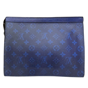 Louis Vuitton Pochette Voyage  Canvas Clutch Bag