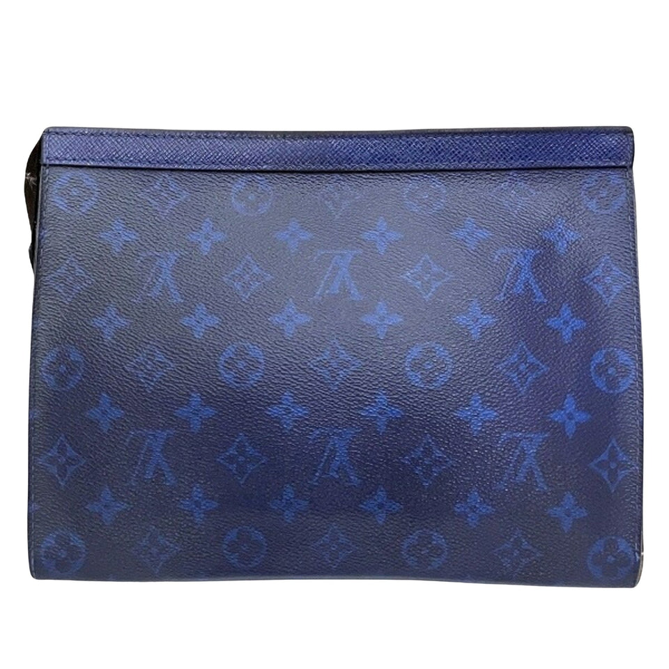 Louis Vuitton Pochette Voyage  Canvas Clutch Bag