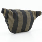Fendi Pecan  Canvas Clutch Bag