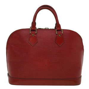 LOUIS VUITTON Epi Alma Hand Bag Castilian Red M52147 LV Auth 59214