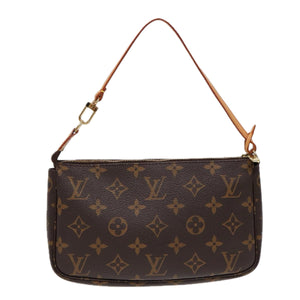 Louis Vuitton Pochette Accessoires  Canvas Clutch Bag