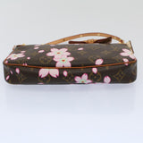 Louis Vuitton Pochette Accessoire  Canvas Clutch Bag
