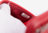 CHANEL LE BOY CHAIN AROUND RED WOC WALLET ON CHAIN