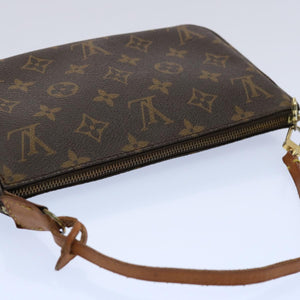 Louis Vuitton Pochette Accessoire  Canvas Clutch Bag