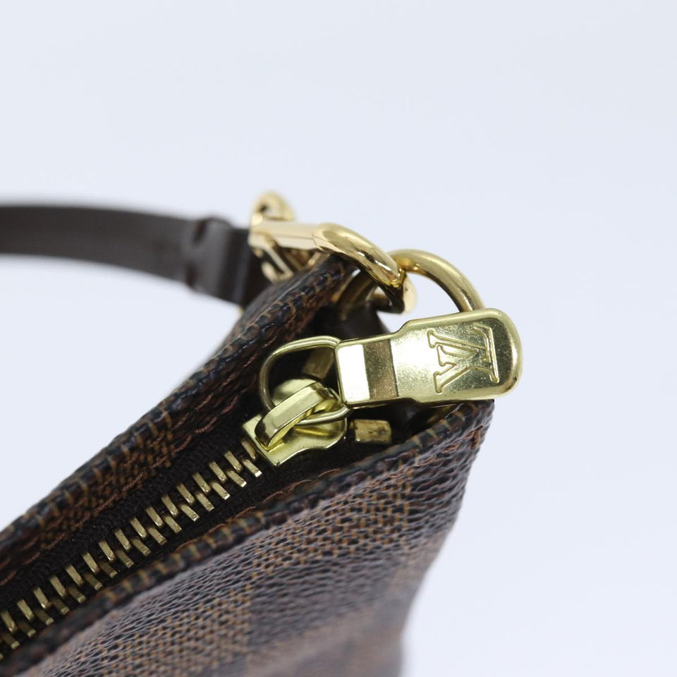 Louis Vuitton Pochette Accessoire  Canvas Clutch Bag