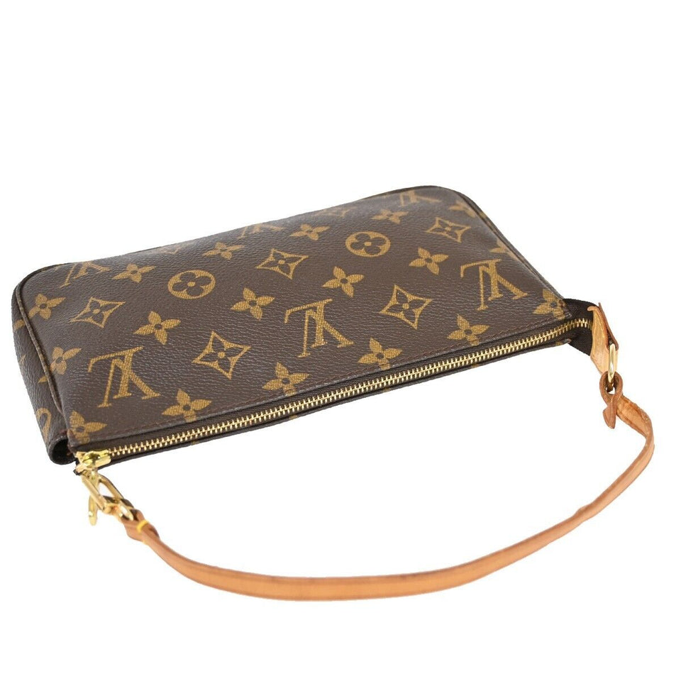 Louis Vuitton Pochette Accessoires  Canvas Clutch Bag