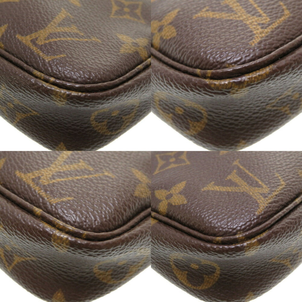 Louis Vuitton Pochette Accessoires  Canvas Clutch Bag
