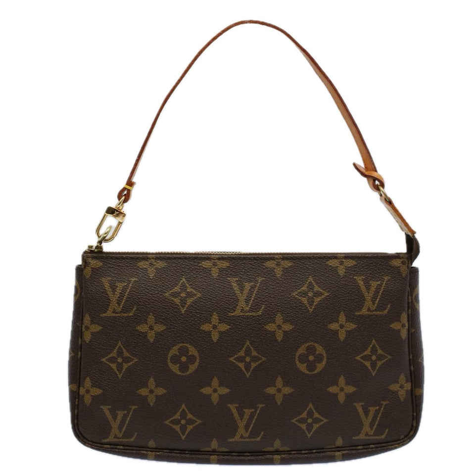 Louis Vuitton Pochette Accessoire  Canvas Clutch Bag