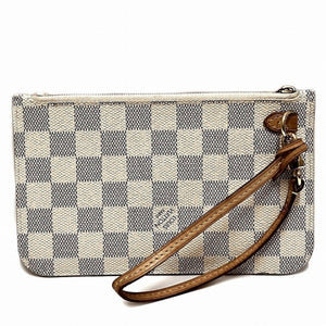 Louis Vuitton Neverfull  Canvas Clutch Bag