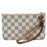 Louis Vuitton Neverfull  Canvas Clutch Bag