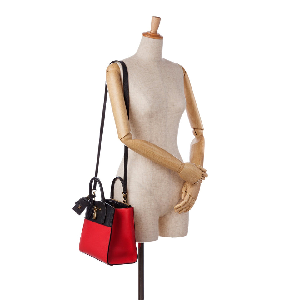 Louis Vuitton City Steamer PM Bicolor Taurillon