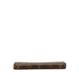Brown Louis Vuitton Monogram Zippy Long Wallet
