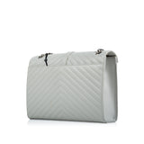 Large Monogram Envelope Clutch