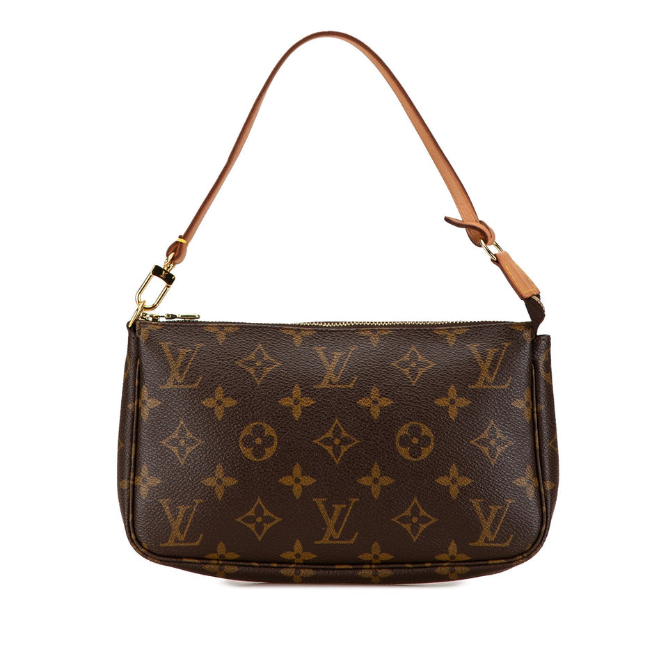 Brown Louis Vuitton Monogram Pochette Accessoires Shoulder Bag