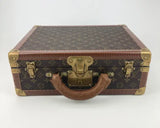 Vintage Louis Vuitton Custom Monogram Travel Jewelry Case with 4 Trays