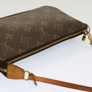 Louis Vuitton Pochette Accessoire  Canvas Clutch Bag