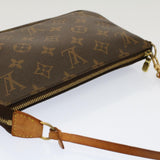 Louis Vuitton Pochette Accessoire  Canvas Clutch Bag