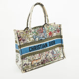 Dior color Embroidered Canvas Medium Book Tote