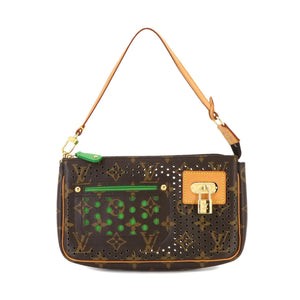 Louis Vuitton Pochette Accessoire  Canvas Clutch Bag